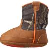M&F Western Kids Gunner Baby Boy’s Infant/Toddler Bucker Boot, Mossy Oak(Mossy Oak)