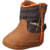 M&F Western Kids Gunner Baby Boy’s Infant/Toddler Bucker Boot, Mossy Oak(Mossy Oak)