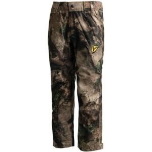 BLOCKER OUTDOORS Youth Drencher Youth Lightweight Waterproof Breathable Camo Hunting Pants(Mossy Oak Terra Outland)