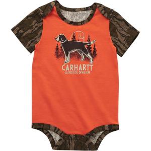 Carhartt Baby Boys Short-sleeve Bodysuit And Toddler T-Shirt Set, Mossy Oak Bottomland, 6 Months US