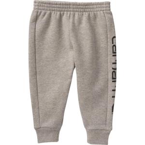 Carhartt Kid’s CK8429 Fleece Logo Sweatpant – Boys(Grey Heather)