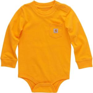 Carhartt Long-Sleeve Pocket Bodysuit(Bright Marigold Orange)