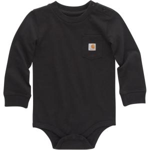 Carhartt Long-Sleeve Pocket Bodysuit(Caviar Black)
