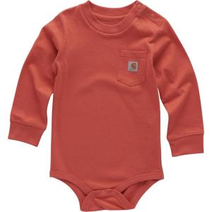 Carhartt Long-Sleeve Pocket Bodysuit(Deep Sea Coral)