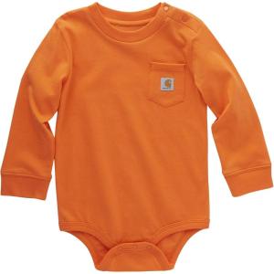 Carhartt Long-Sleeve Pocket Bodysuit(Exotic Orange)