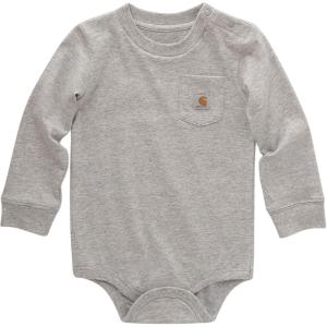 Carhartt Long-Sleeve Pocket Bodysuit(Grey Heather)