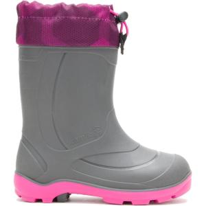 Kamik Kids’ Snobuster 2 Winter Boots(Black/Charcoal/Magenta)
