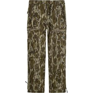 Mossy Oak Boys’ Camo Hunting Pants Youth Sherpa Fleece(Original Bottomland)