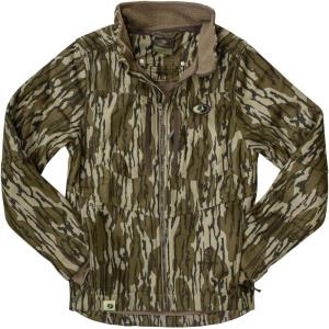 Mossy Oak boys Camo Youth Hunting Jacket Sherpa Fleece(Original Bottomland)