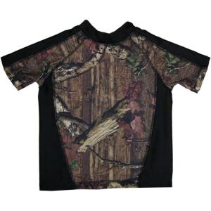 My Pool Pal Boys Mossy Oak Camo Baby Infant Toddler Sun Shirt Rash Guard(Mossy Oak Camo With Black Sides)