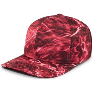 Pacific Headwear Unisex Adult Mossy Oak Guide Cap(Crimson Mo Elements)