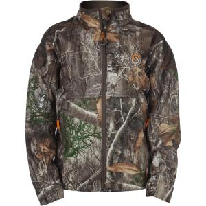 Scentlok Youth Hundo Taktix Jacket, Hunting Clothes for Kids(Realtree Edge)
