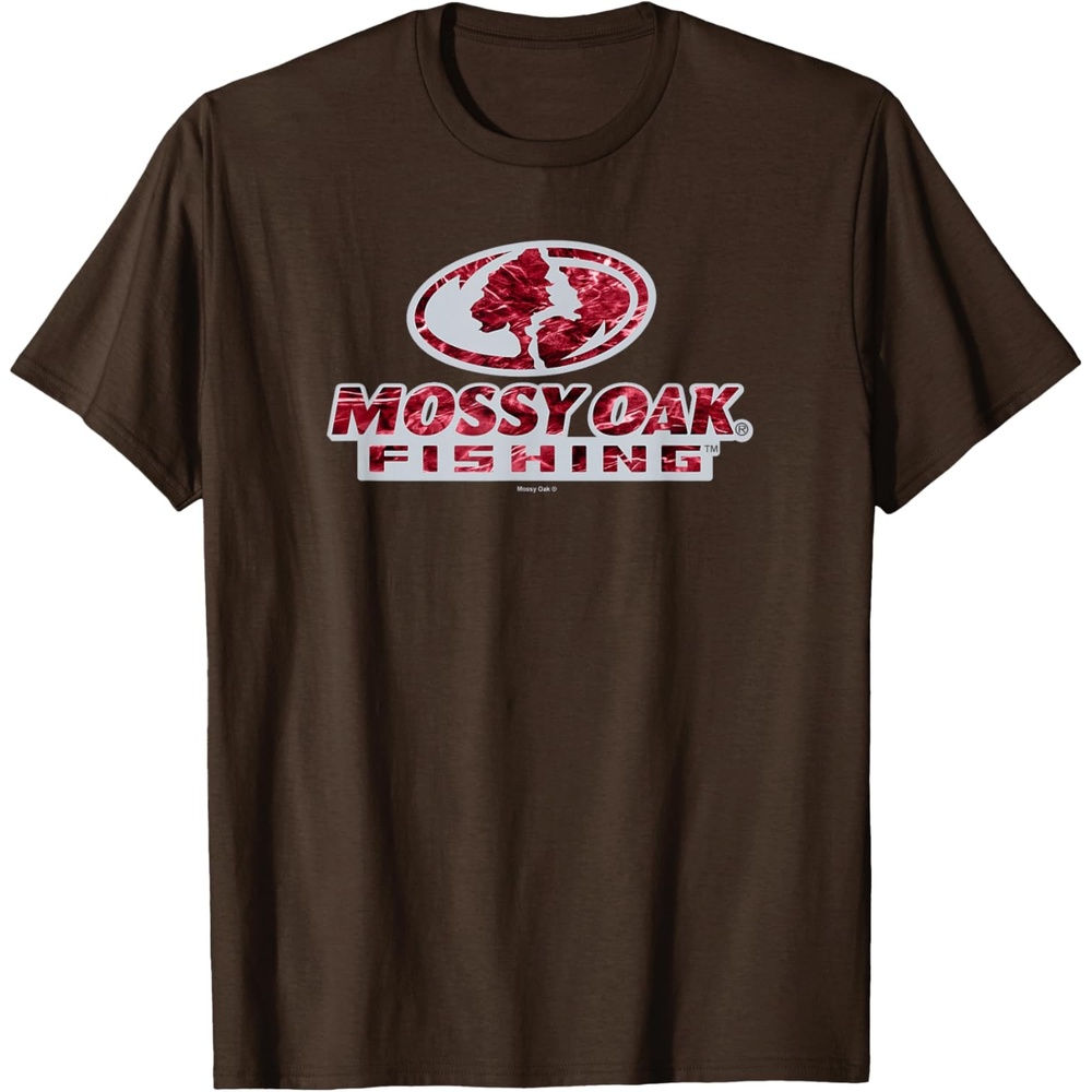 image:imageMossy Oak Fishing Open Water Classic Red Logo TShirtBrown