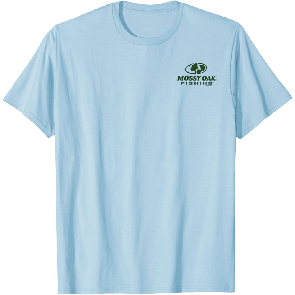 image:imageMossy Oak Fishing Pocket Green Logo TShirtBaby Blue