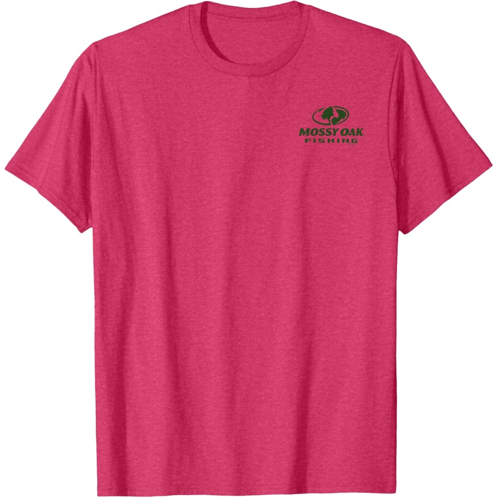 image:imageMossy Oak Fishing Pocket Green Logo TShirtRed Heather
