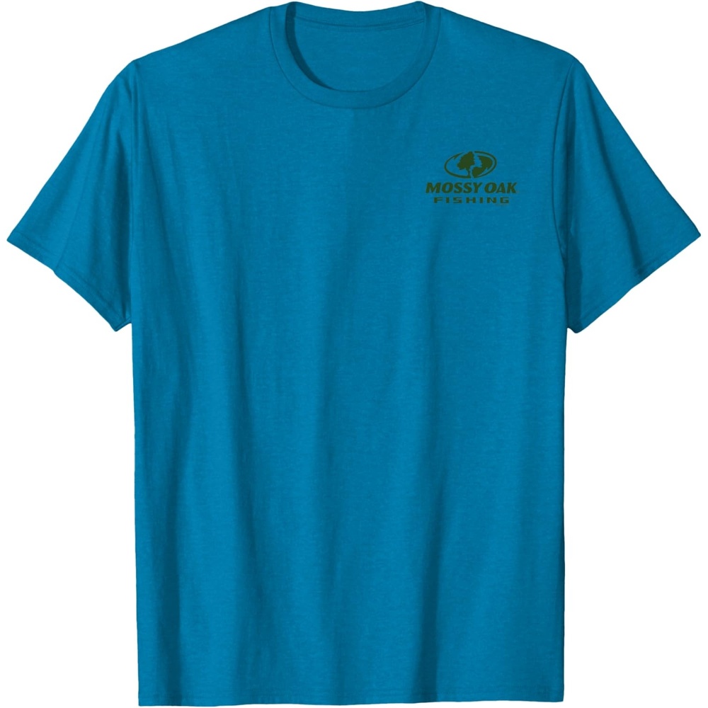 image:imageMossy Oak Fishing Pocket Green Logo TShirtSapphire Blue