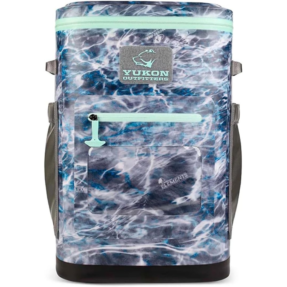 image:imageYukon Outfitters Hatchie Backpack Cooler 54Liter Durable Insulated CargoReady Outdoor Hiking Watersports Meals amp Beverages Daypack Cooler wAirtight Zippers Padded Straps amp Carry HandleMossy Oak Steelhead