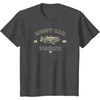 Mossy Oak Fishing 1986 Built for The Bite Fish Logo T-Shirt(Dark Heather Grey)