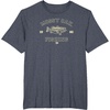 Mossy Oak Fishing 1986 Built for The Bite Fish Logo T-Shirt(Heather Blue)