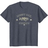 Mossy Oak Fishing 1986 Built for The Bite Fish Logo T-Shirt(Heather Blue)