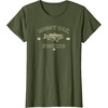 Mossy Oak Fishing 1986 Built for The Bite Fish Logo T-Shirt(Olive Green)