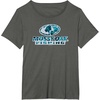 Mossy Oak Fishing Open Water Classic Blue Logo T-Shirt(Asphalt Grey)