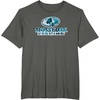 Mossy Oak Fishing Open Water Classic Blue Logo T-Shirt(Asphalt Grey)