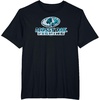 Mossy Oak Fishing Open Water Classic Blue Logo T-Shirt(Black)