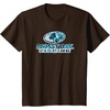 Mossy Oak Fishing Open Water Classic Blue Logo T-Shirt(Brown)