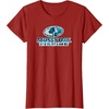 Mossy Oak Fishing Open Water Classic Blue Logo T-Shirt(Cranberry Red)