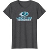 Mossy Oak Fishing Open Water Classic Blue Logo T-Shirt(Dark Heather Grey)
