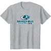 Mossy Oak Fishing Open Water Classic Blue Logo T-Shirt(Heather Grey)