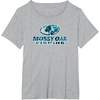 Mossy Oak Fishing Open Water Classic Blue Logo T-Shirt(Heather Grey)