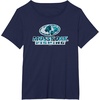 Mossy Oak Fishing Open Water Classic Blue Logo T-Shirt(Navy Blue)