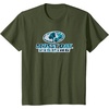 Mossy Oak Fishing Open Water Classic Blue Logo T-Shirt(Olive Green)