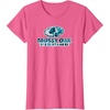 Mossy Oak Fishing Open Water Classic Blue Logo T-Shirt(Pink Heather)