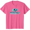 Mossy Oak Fishing Open Water Classic Blue Logo T-Shirt(Pink Heather)