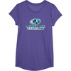 Mossy Oak Fishing Open Water Classic Blue Logo T-Shirt(Purple Heather)