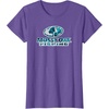 Mossy Oak Fishing Open Water Classic Blue Logo T-Shirt(Purple Heather)