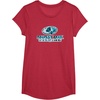 Mossy Oak Fishing Open Water Classic Blue Logo T-Shirt(Red Heather)