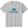 Mossy Oak Fishing Open Water Classic Blue Logo T-Shirt(Silver Grey)