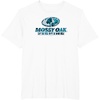 Mossy Oak Fishing Open Water Classic Blue Logo T-Shirt(White)