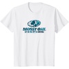 Mossy Oak Fishing Open Water Classic Blue Logo T-Shirt(White)