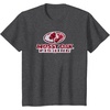 Mossy Oak Fishing Open Water Classic Red Logo T-Shirt(Dark Heather Grey)