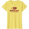 Mossy Oak Fishing Open Water Classic Red Logo T-Shirt(Lemon Yellow)