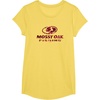 Mossy Oak Fishing Open Water Classic Red Logo T-Shirt(Lemon Yellow)