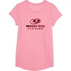 Mossy Oak Fishing Open Water Classic Red Logo T-Shirt(Pink)