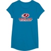 Mossy Oak Fishing Open Water Classic Red Logo T-Shirt(Sapphire Blue)