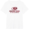 Mossy Oak Fishing Open Water Classic Red Logo T-Shirt(White)