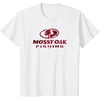 Mossy Oak Fishing Open Water Classic Red Logo T-Shirt(White)
